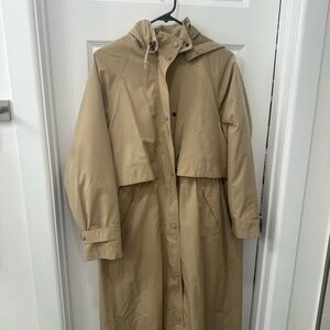 L.L. Bean Beige Hooded Jacket